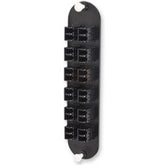 Corning CCH-CP24-D3 Closet Connector Housing (CCH) Panel, LC adapters, Duplex, 24 F, 50 µm multimode (OM2)